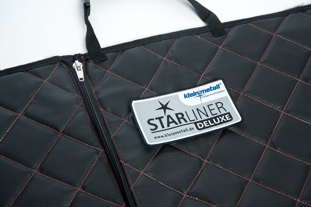 Starliner Deluxe car boot tray black/red for VW Tiguan II Allspace, built  since 2017